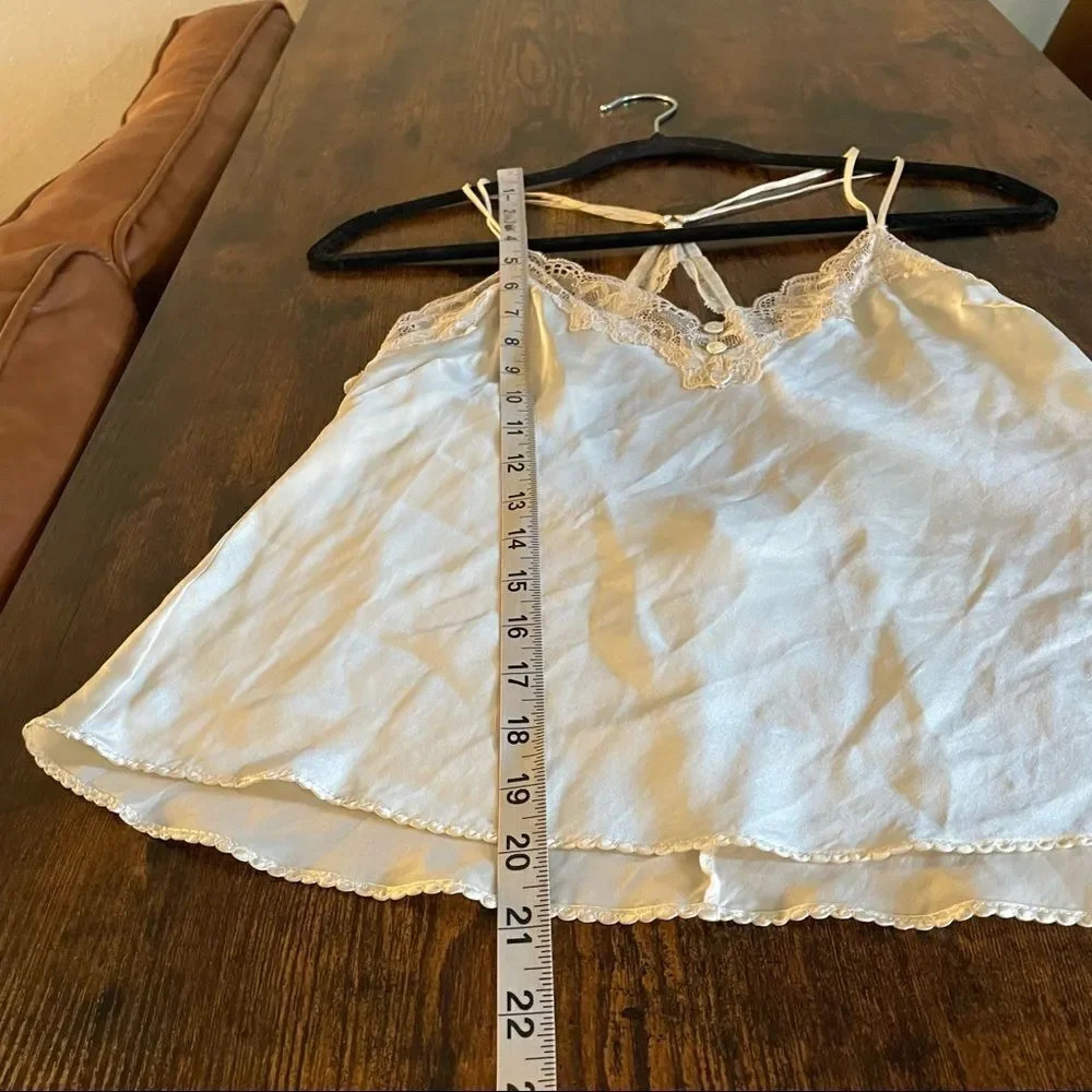 autograph clothing ivory lace trim slip top - Picture 9 of 14